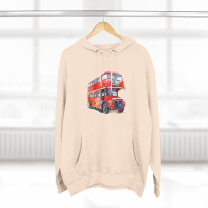 Vintage Car Trendy Three-Panel Fleece Hoodie