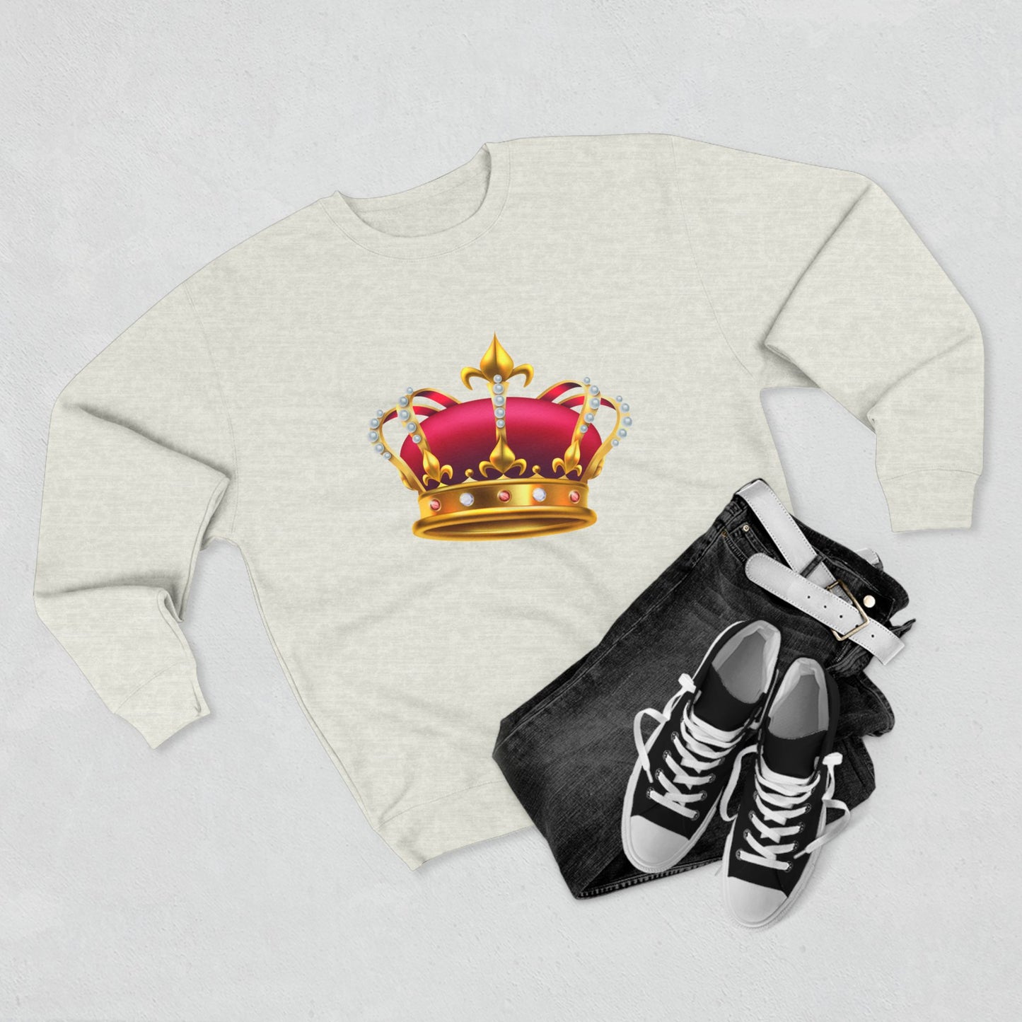 Unisex Crewneck Sweatshirt - British Royal Crown