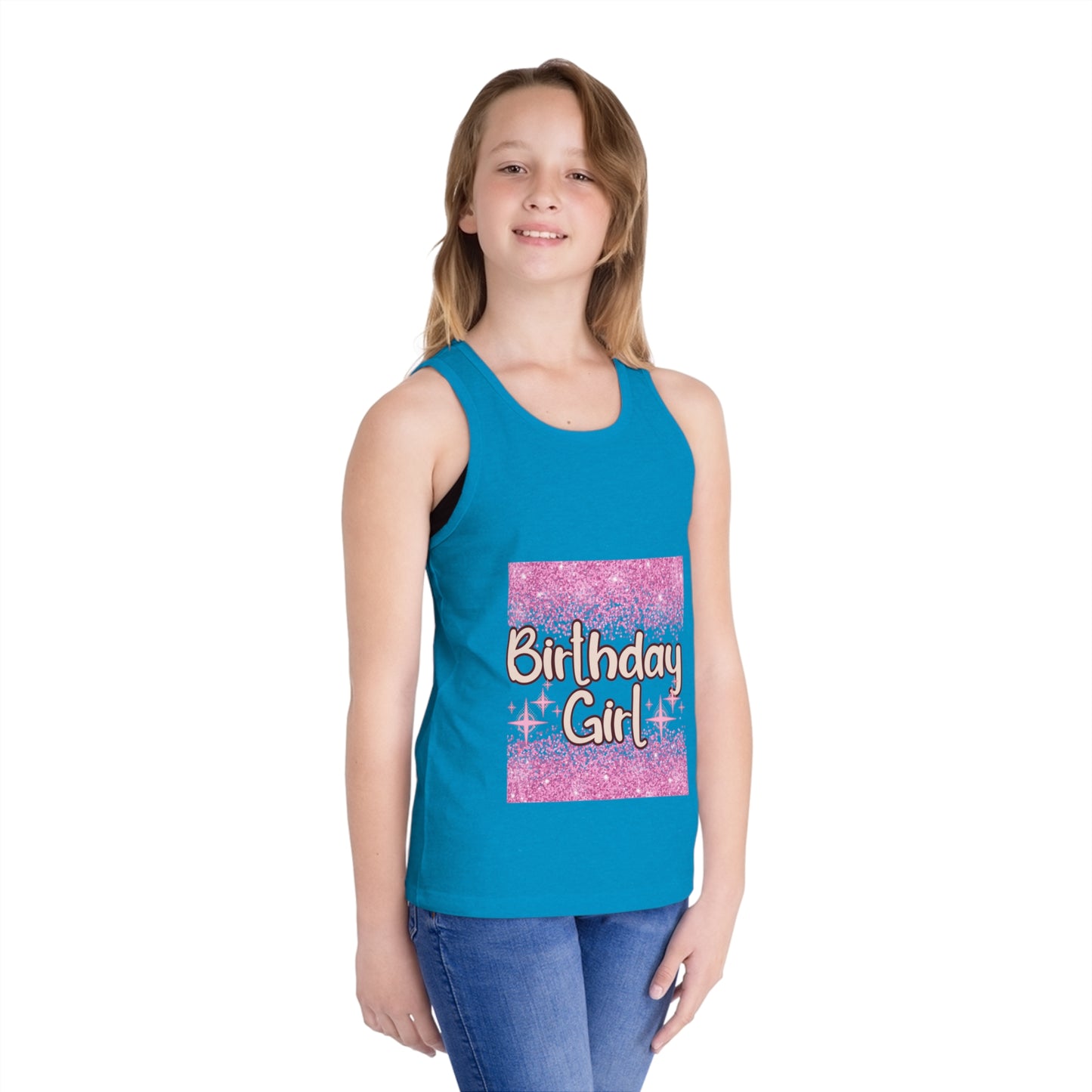 Birthday Girl Jersey Tank Top