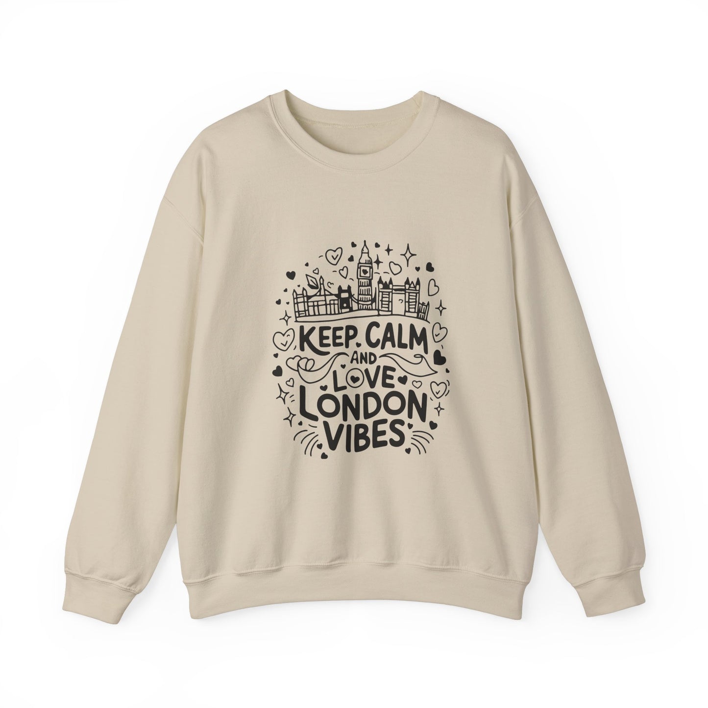 Unisex Heavy Blend™ Crewneck Sweatshirt Trendy - Love London Vibes