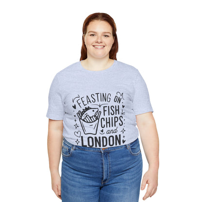 Unisex Jersey Short Sleeve Tee - Fsih Chips and London