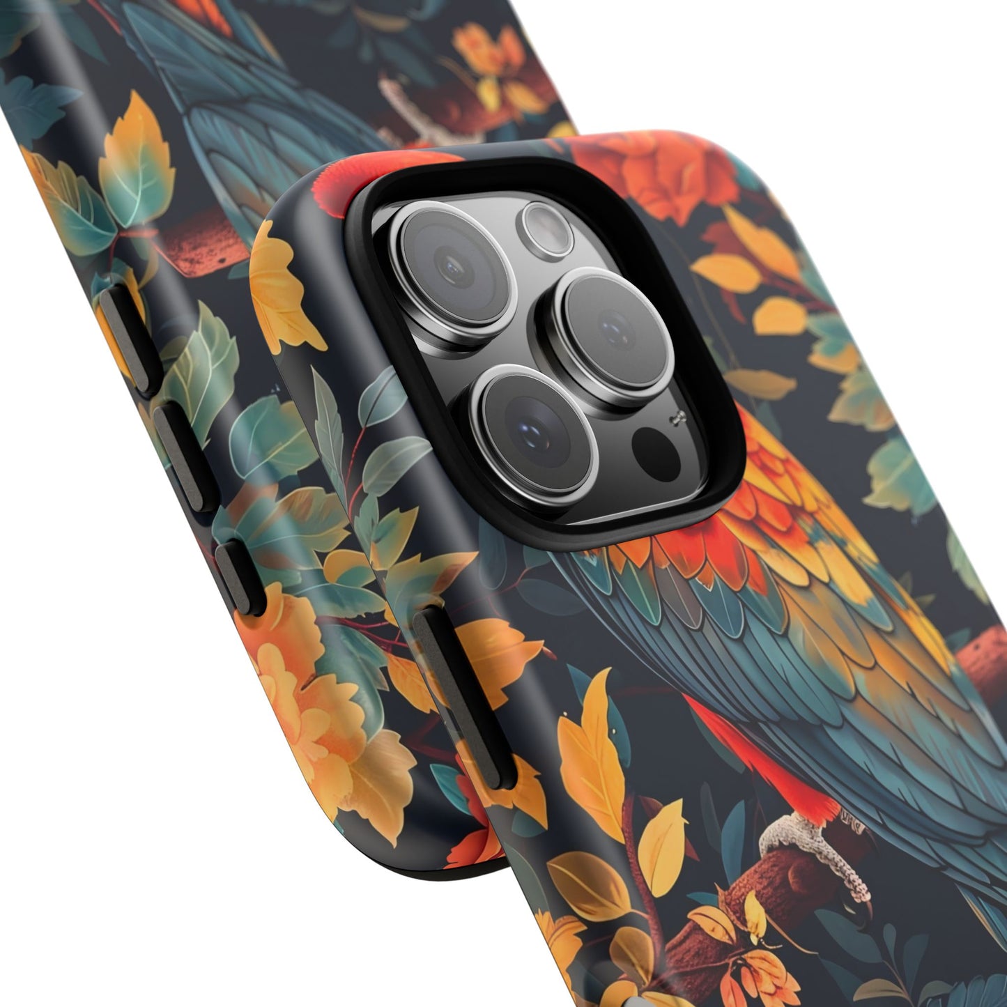 Vibrant Parrot Phone Case - Tough, Stylish, Nature-Inspired, Tropical, Wildlife, Perfect Gift, Summer Vibes