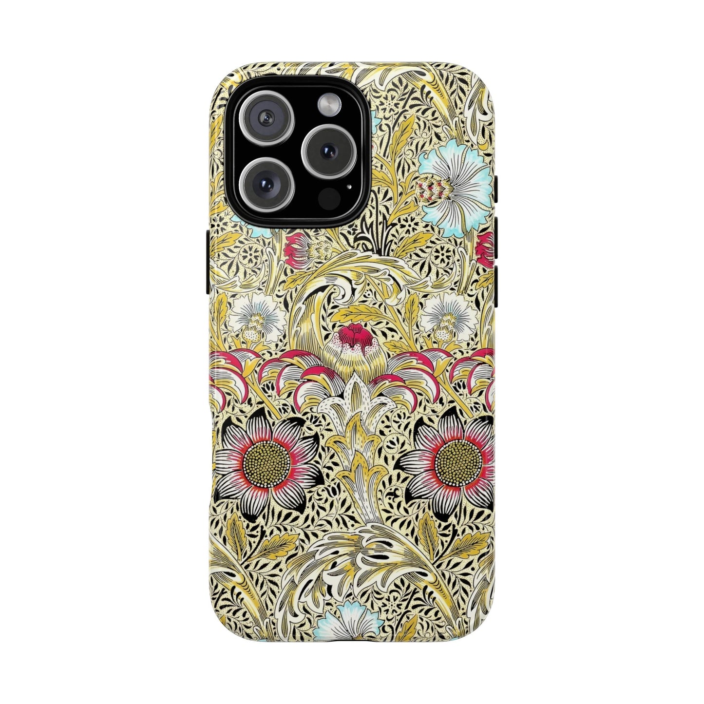 Floral Phone Case - Tough Cases, Floral Design, Stylish, Protective, Unique Gift for Her, Phone Accessories
