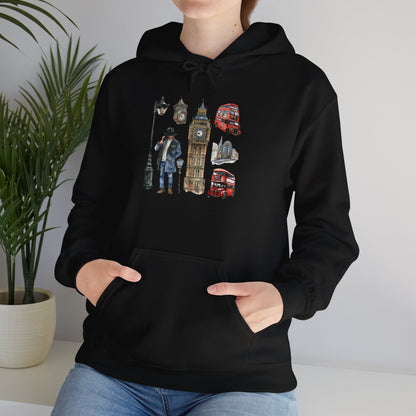 Unisex Heavy Blend™ Hooded Sweatshirt - Pints and Stories - Life at a British Pub