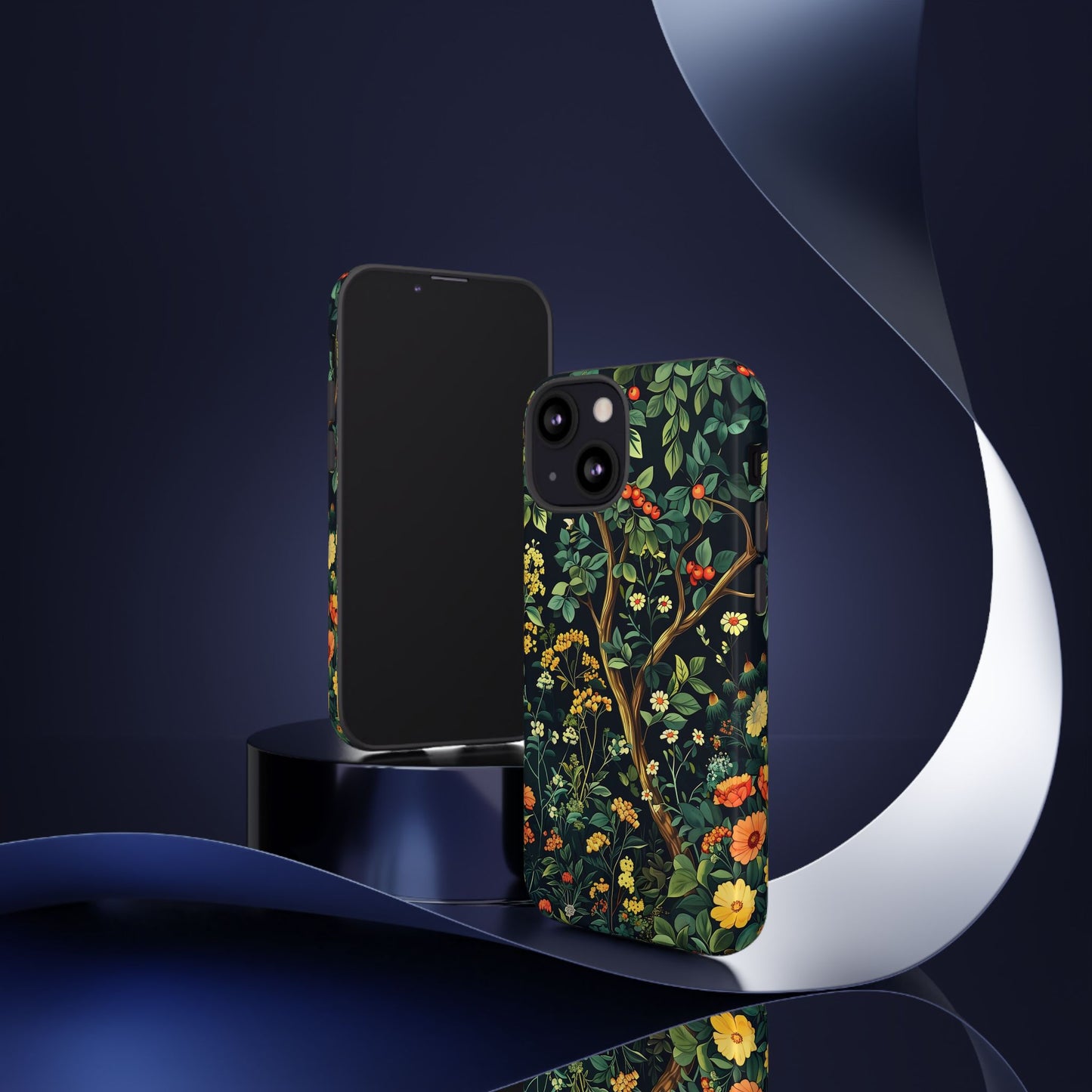 Floral Phone Case - Tough Cases, Colorful Nature Design, Gift for Flower Lovers, Phone Accessory, Unique Cell Phone Cover