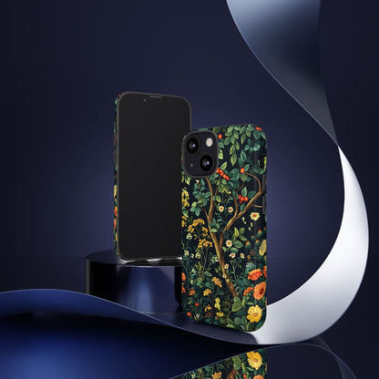Floral Phone Case - Tough Cases, Colorful Nature Design, Gift for Flower Lovers, Phone Accessory, Unique Cell Phone Cover