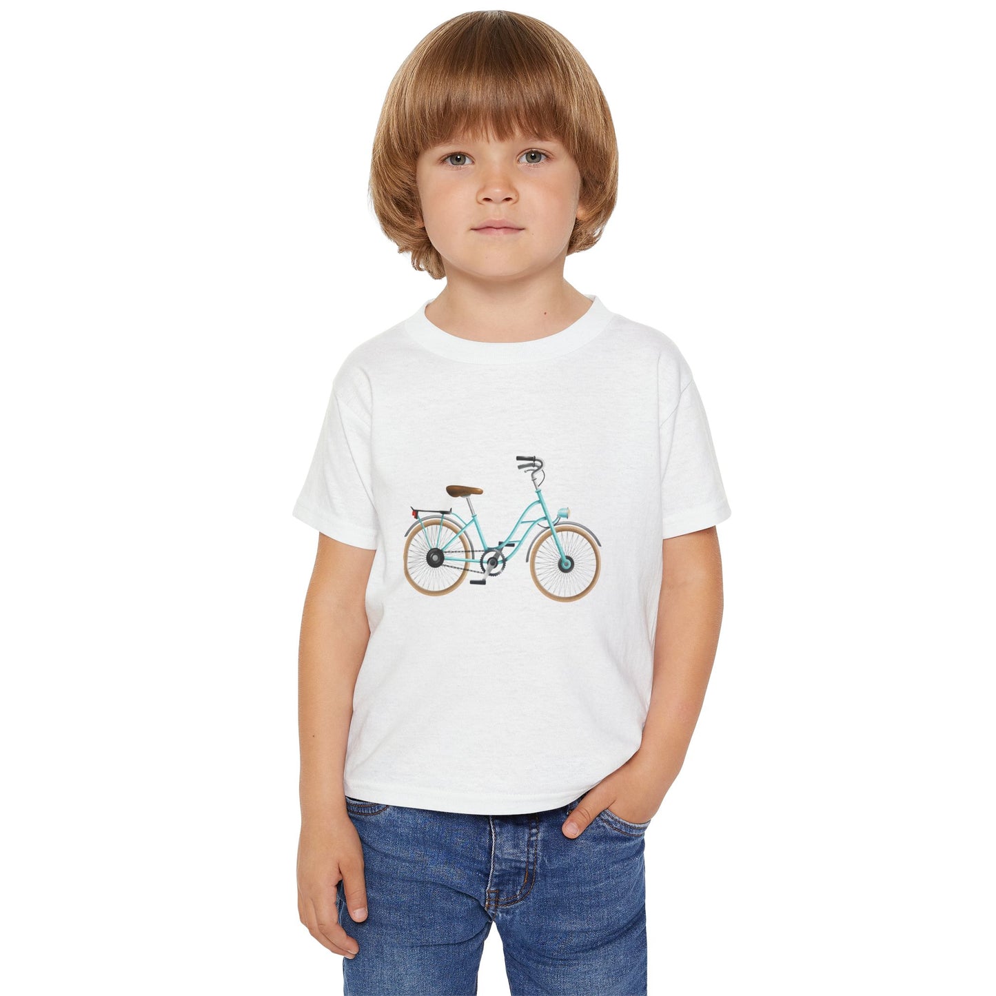 Vintage Bicycle Toddler T-Shirt - Cute Kids Tee for Outdoor Adventures