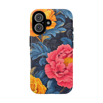 Floral Phone Case, Tough Cases, Stylish Mobile Cover, Gifts for Her, Phone Accessories, Unique Flower Design