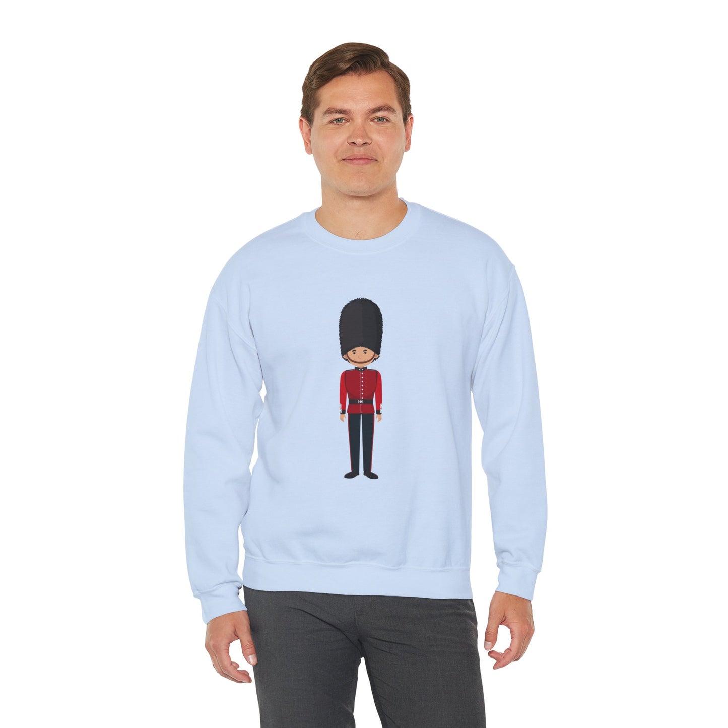 Unisex Heavy Blend™ Crewneck Sweatshirt Trendy - Soldier - Classic Military Elegance and Honorable