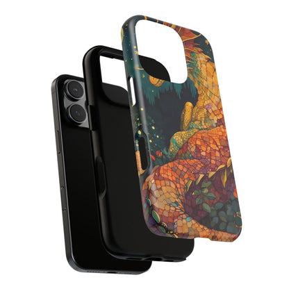 Dragon Art Phone Case, Tough Phone Cover, Fantasy Gift, Unique Mobile Accessory, Dragon Lover Gift, Stylish Protection