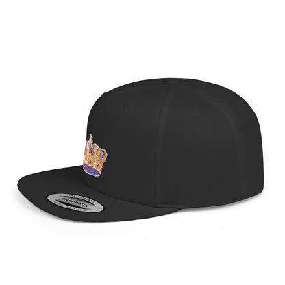 Modern Big Ben Graphic Flat Bill Snapback