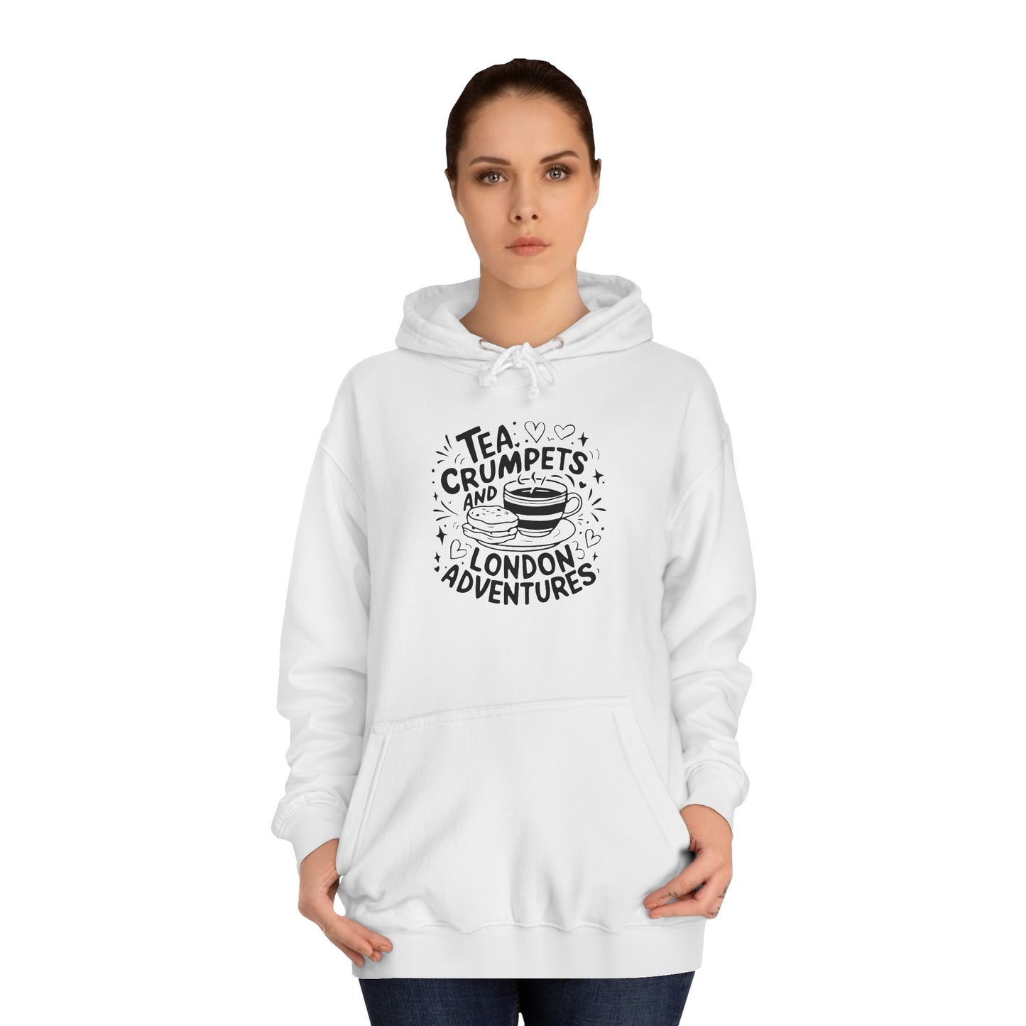 Unisex College Hoodie - London's Cozy Adventures