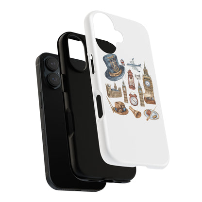 London-Themed Phone Case, Durable iPhone Cover, Gift for Travelers, Unique Cell Phone Accessories, Stylish Gadget Protection