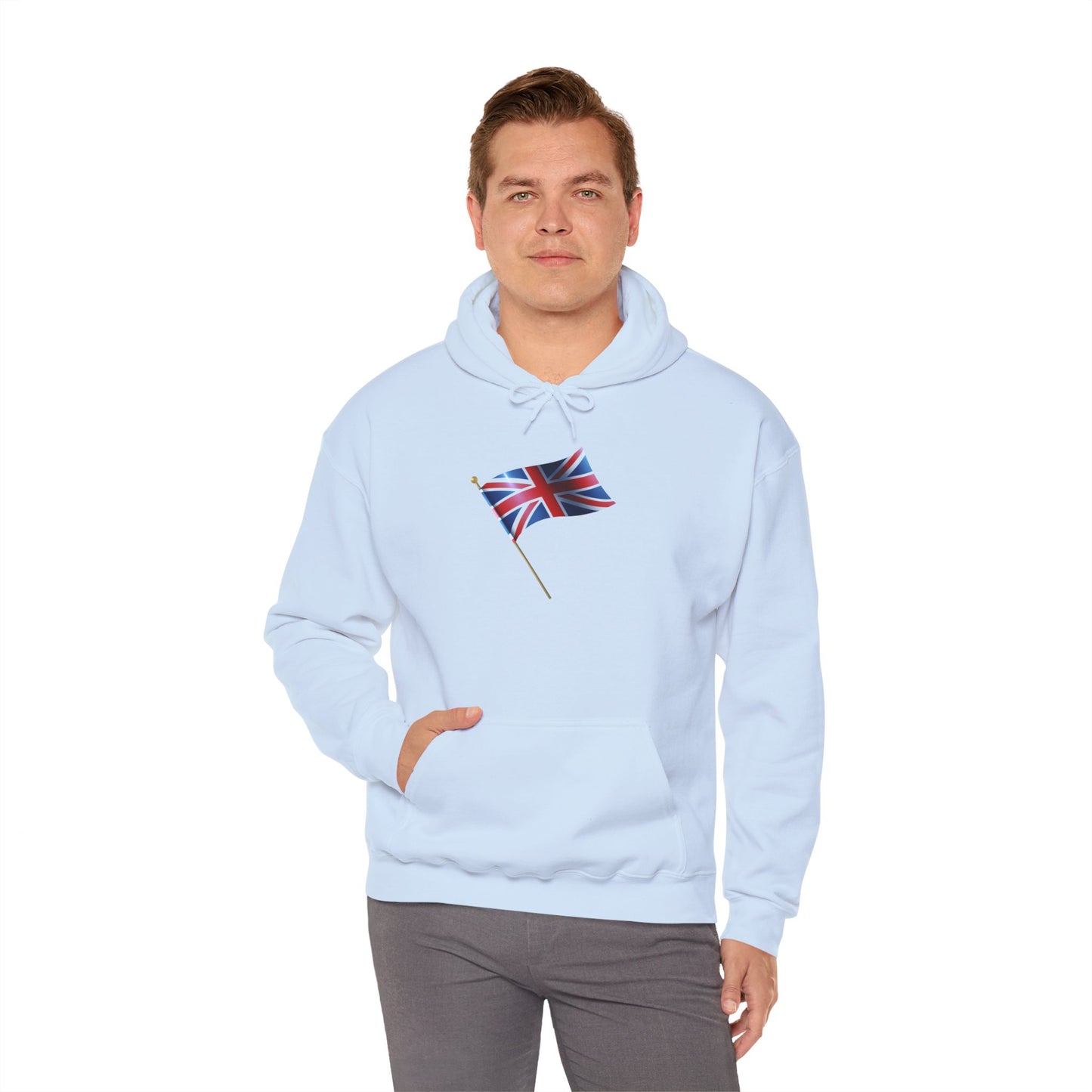 Unisex Heavy Blend™ Hooded Sweatshirt - Classic Symbolic UK Flag