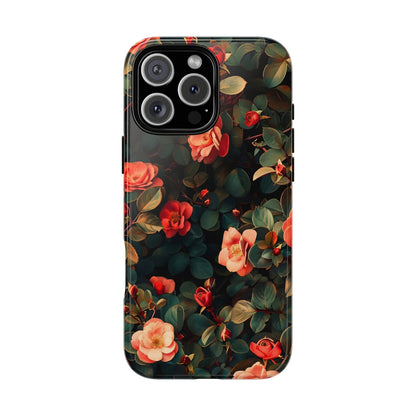 Floral Phone Case - Elegant Floral Design, Tough Protective Case, Perfect Gift for Her, Trendy Phone Accessories, Mother’s Day, Birthday