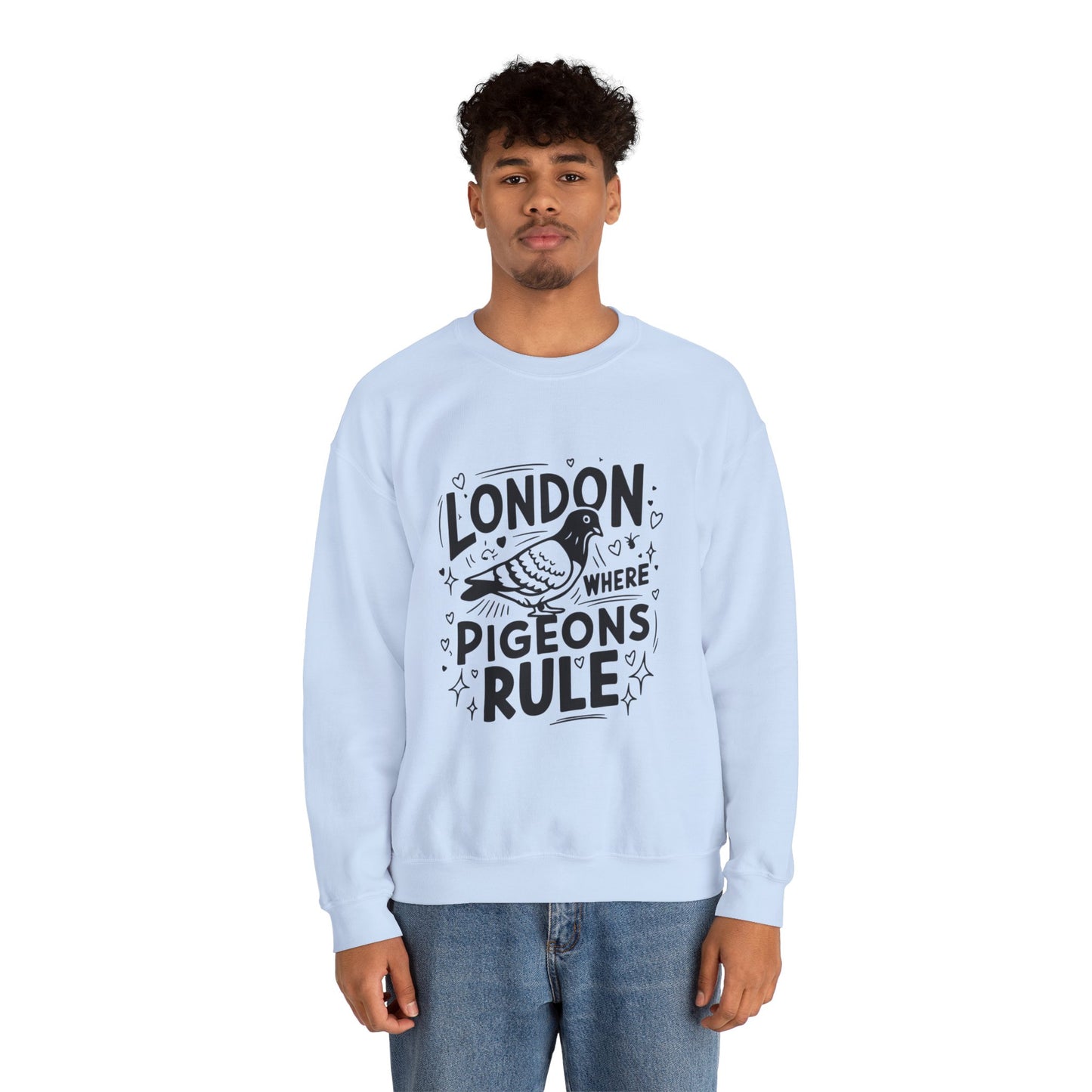 Unisex Heavy Blend™ Crewneck Sweatshirt - London where Pigeons Rule