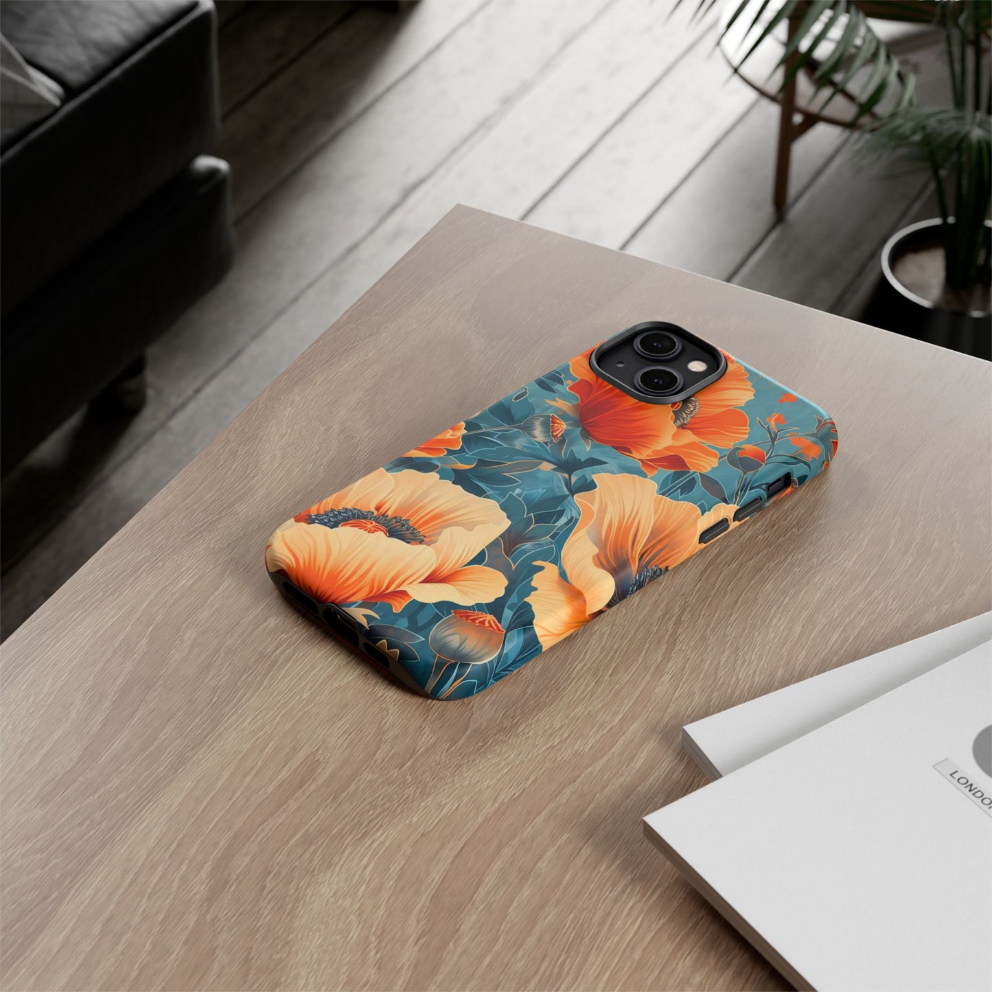 Floral Phone Case, Tough Cases for Protection and Style, Spring Aesthetic, Gift for Her, Phone Accessory for Nature Lovers