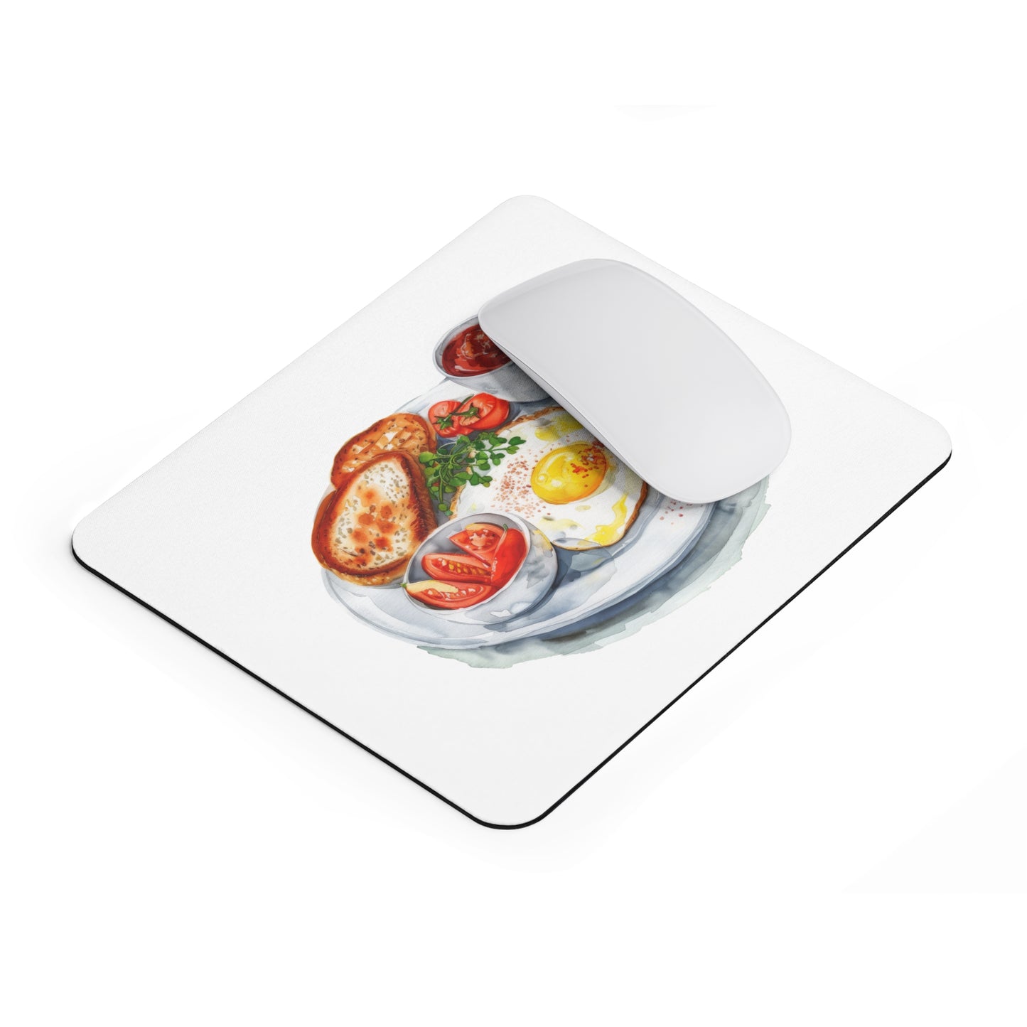 Breakfast Delight Mouse Pad, Cute Kitchen Decor, Foodie Gift, Desk Accessory, Cooking Enthusiast, Gift for Chefs