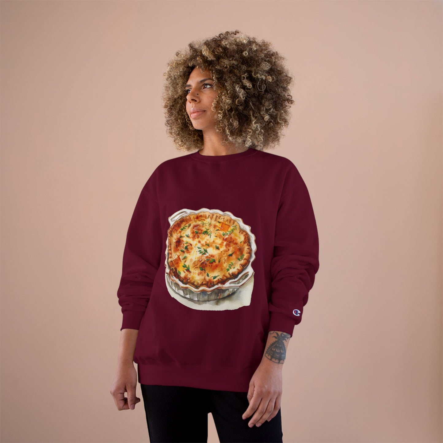 Champion Sweatshirt - Tea, Tarts, and Triumph - British Royal Culinary Favorites