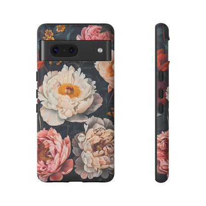 Floral Phone Case, Tough Phone Cover, Flower Design, Unique Gift for Her, Trendy Accessory, Spring Decor