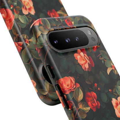 Floral Phone Case - Elegant Floral Design, Tough Protective Case, Perfect Gift for Her, Trendy Phone Accessories, Mother’s Day, Birthday