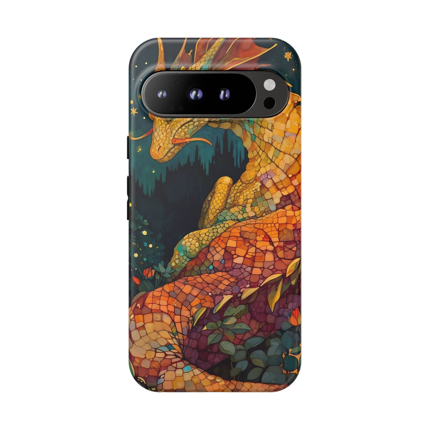 Dragon Art Phone Case, Tough Phone Cover, Fantasy Gift, Unique Mobile Accessory, Dragon Lover Gift, Stylish Protection