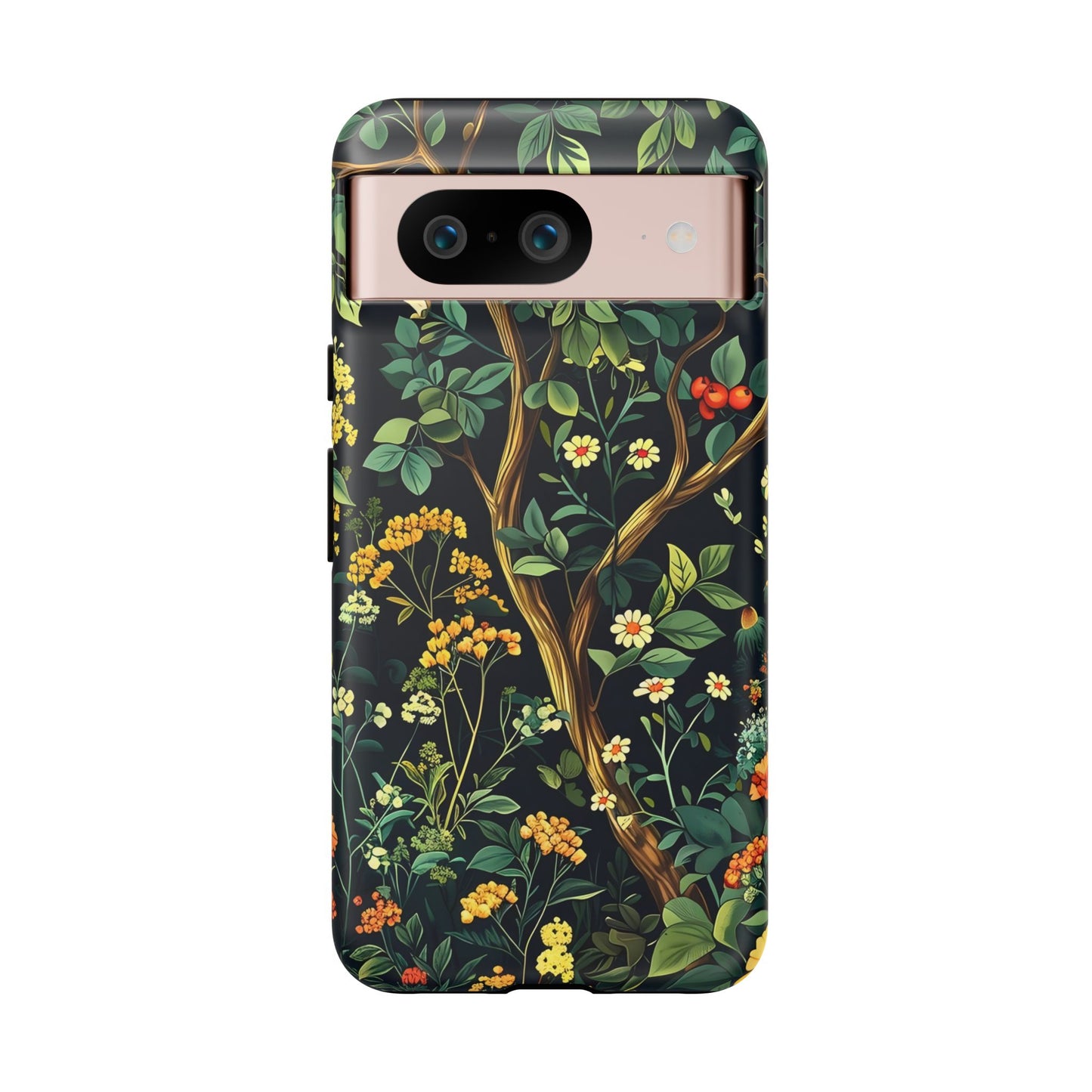 Floral iPhone Case, Nature Inspired Tough Case, Botanical Phone Cover, Eco-Friendly Gift, Unique Floral Design