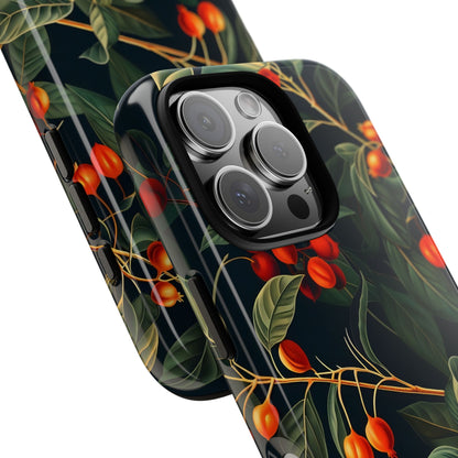 Tough Cases, Floral Phone Case, Nature-Inspired Tech, Unique Gift, Phone Accessory, Botanical Design, Fall Vibes