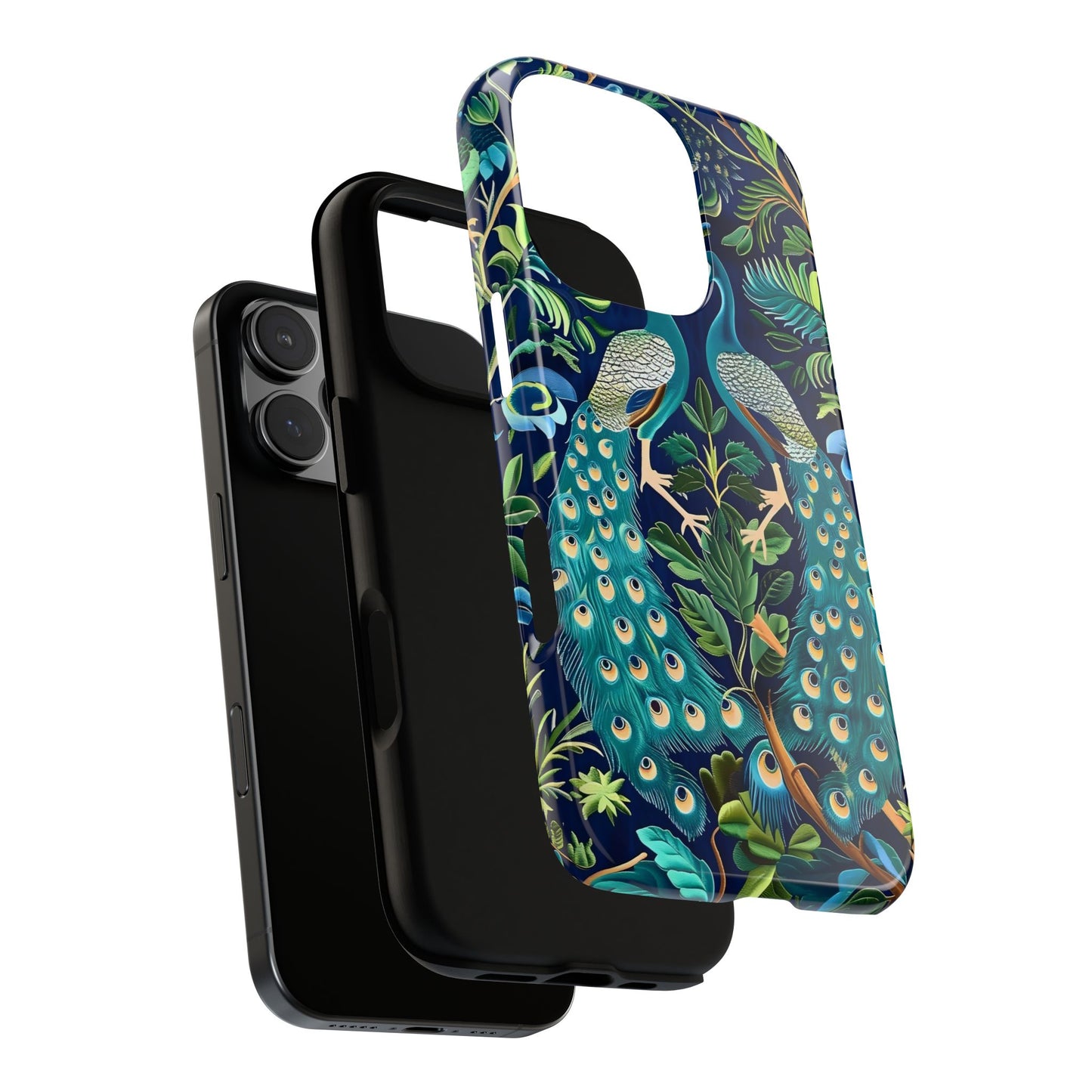 Peacock Tough Phone Case - Colorful Protective Cover, Nature Lover Gift, Stylish Accessory for Celebrations