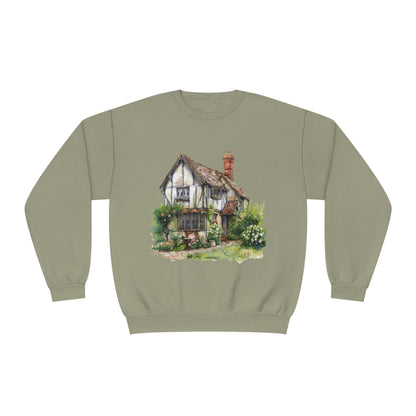 Unisex NuBlend® Crewneck Sweatshirt - British Historic House Classic Architectural Elegance