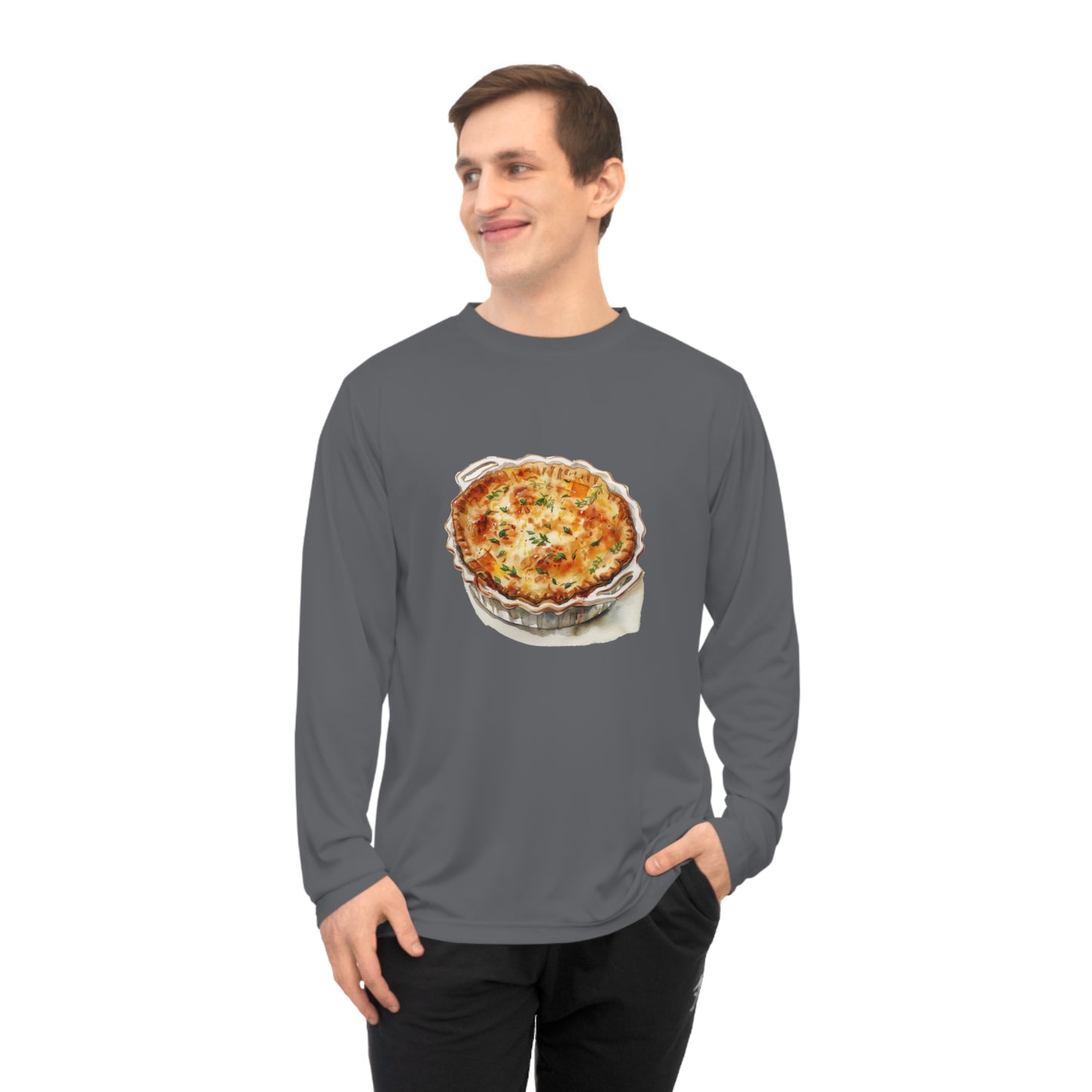 Unisex Performance Long Sleeve Shirt - Britain on a Plate - Hearty Classics