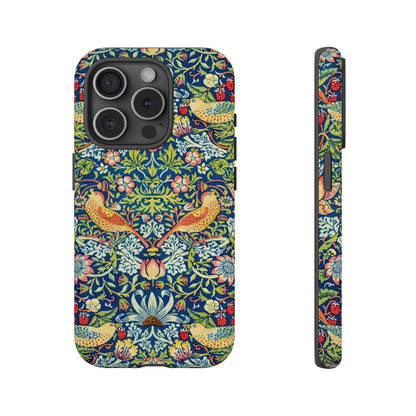 Floral Phone Case | Tough Cases, Stylish Protection, Unique Gift, Eco-Friendly, Floral Pattern, Bird Design