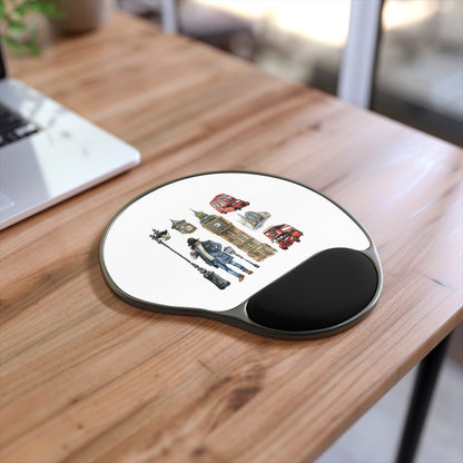Artistic Mouse Pad With Wrist Rest