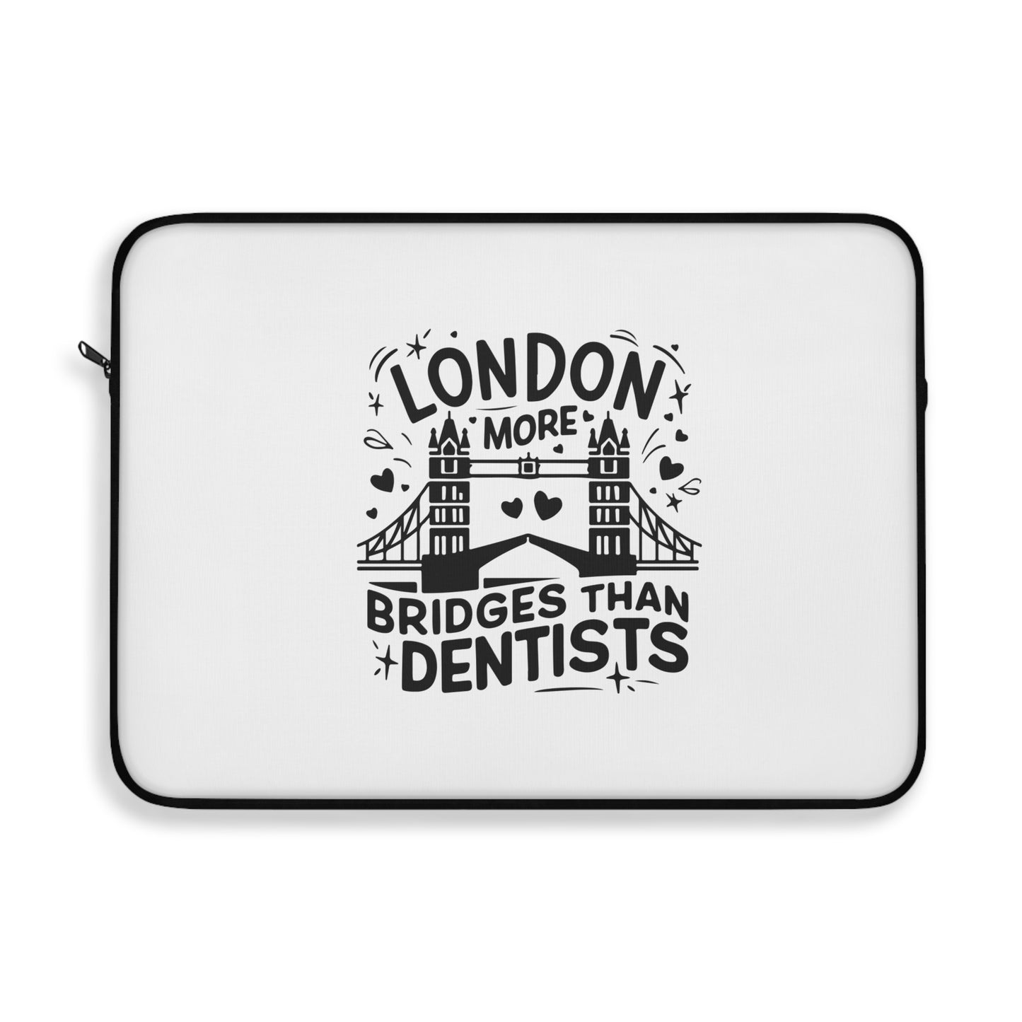 London-Inspired Laptop Sleeve, Unique Tech Accessory, Gift for Travelers, Laptop Case, Fun Office Decor