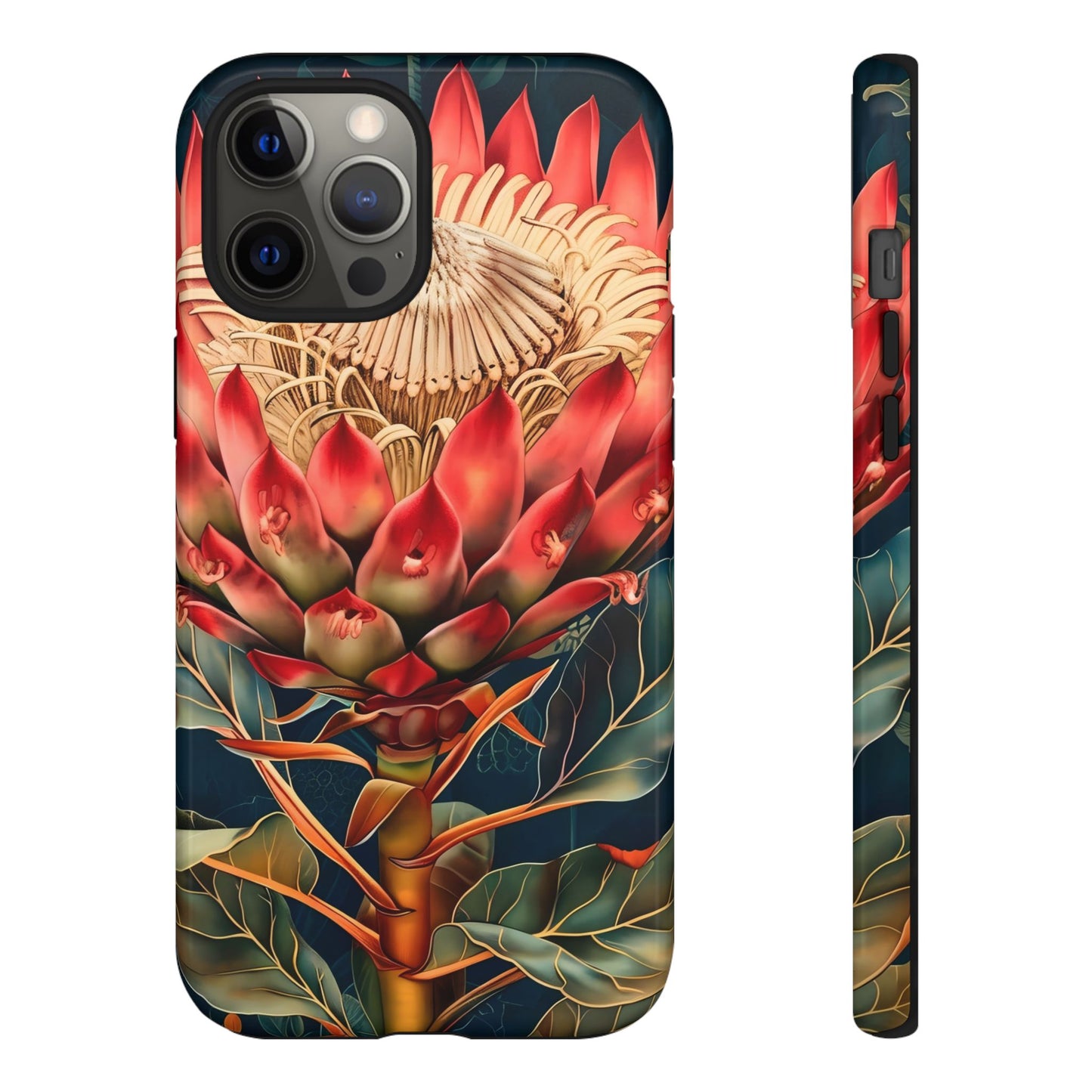 Tough Cases: Vibrant Floral Phone Case, Tough Phone Covers, Floral Art Cases, Nature Design Accessories, Gift for Nature Lovers