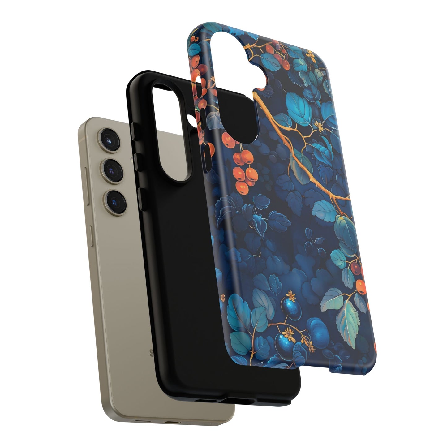 Artistic Phone Case with Floral Design, Tough Cases for iPhone, Nature-Inspired Accessory, Unique Gift for Her, Protective Cover