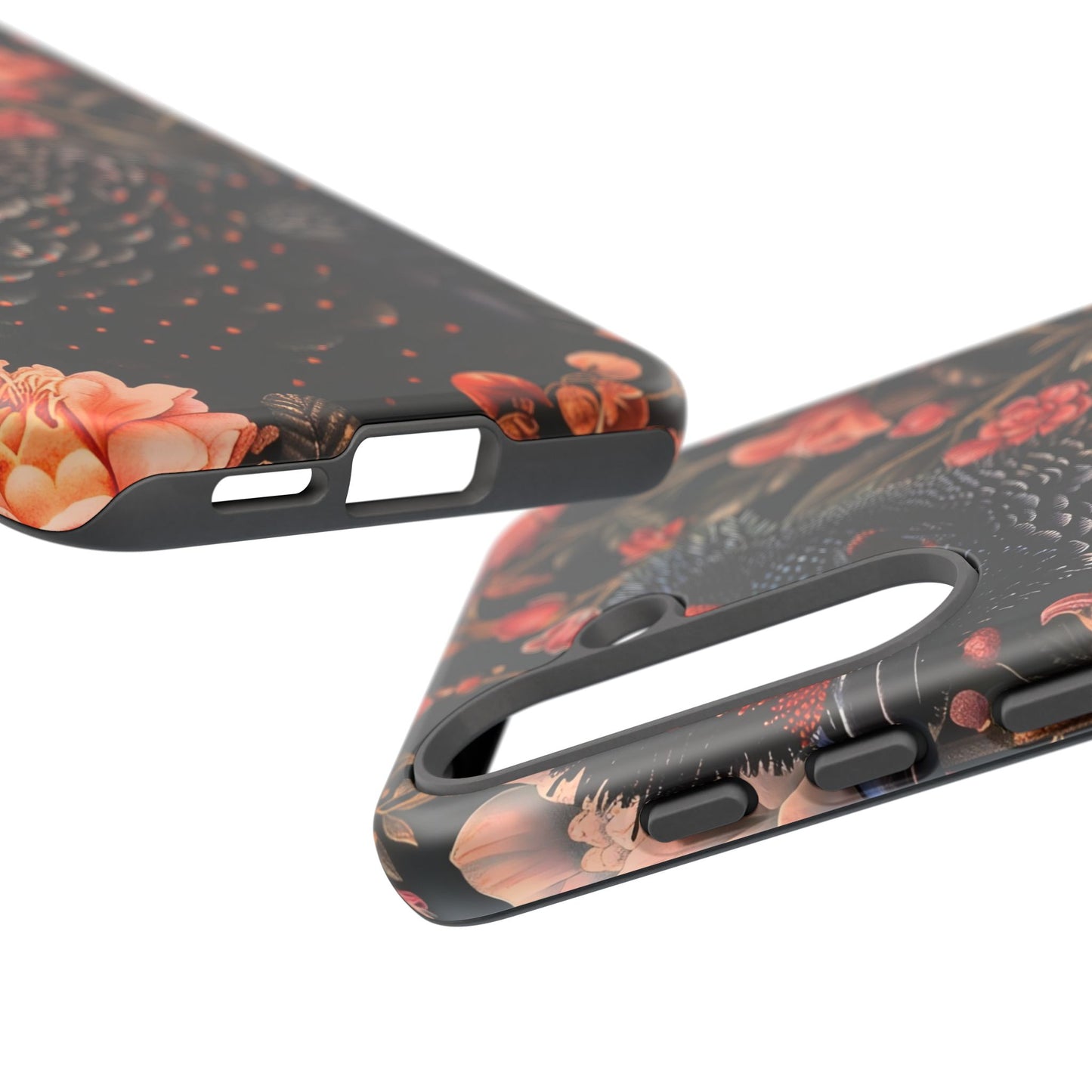 Tough Cases: Floral Design Phone Case, Stylish Protection for Your Phone, Unique Gift for Bird Lovers, Vibrant Floral Art, [...]