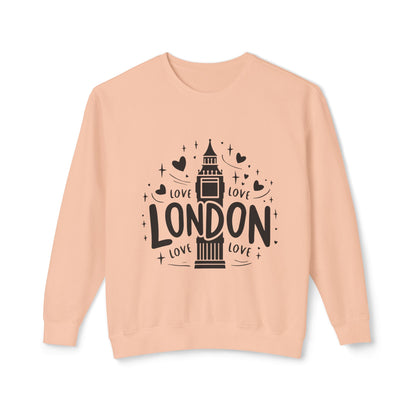 Unisex Lightweight Crewneck Sweatshirt - Love London