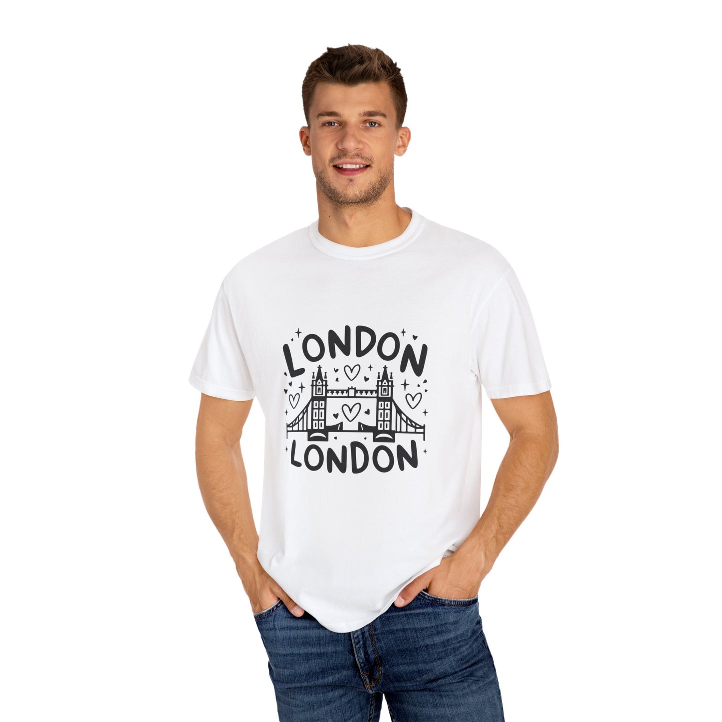 London Vibes Unisex Garment-Dyed T-shirt