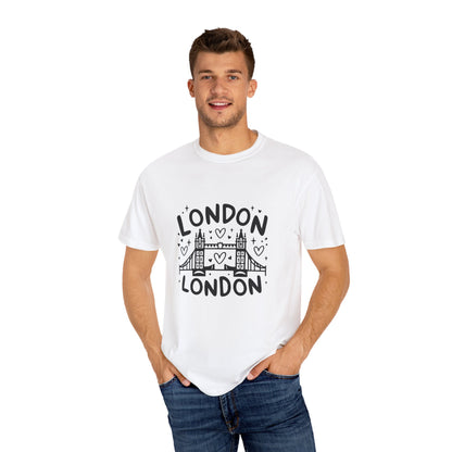 London Vibes Unisex Garment-Dyed T-shirt