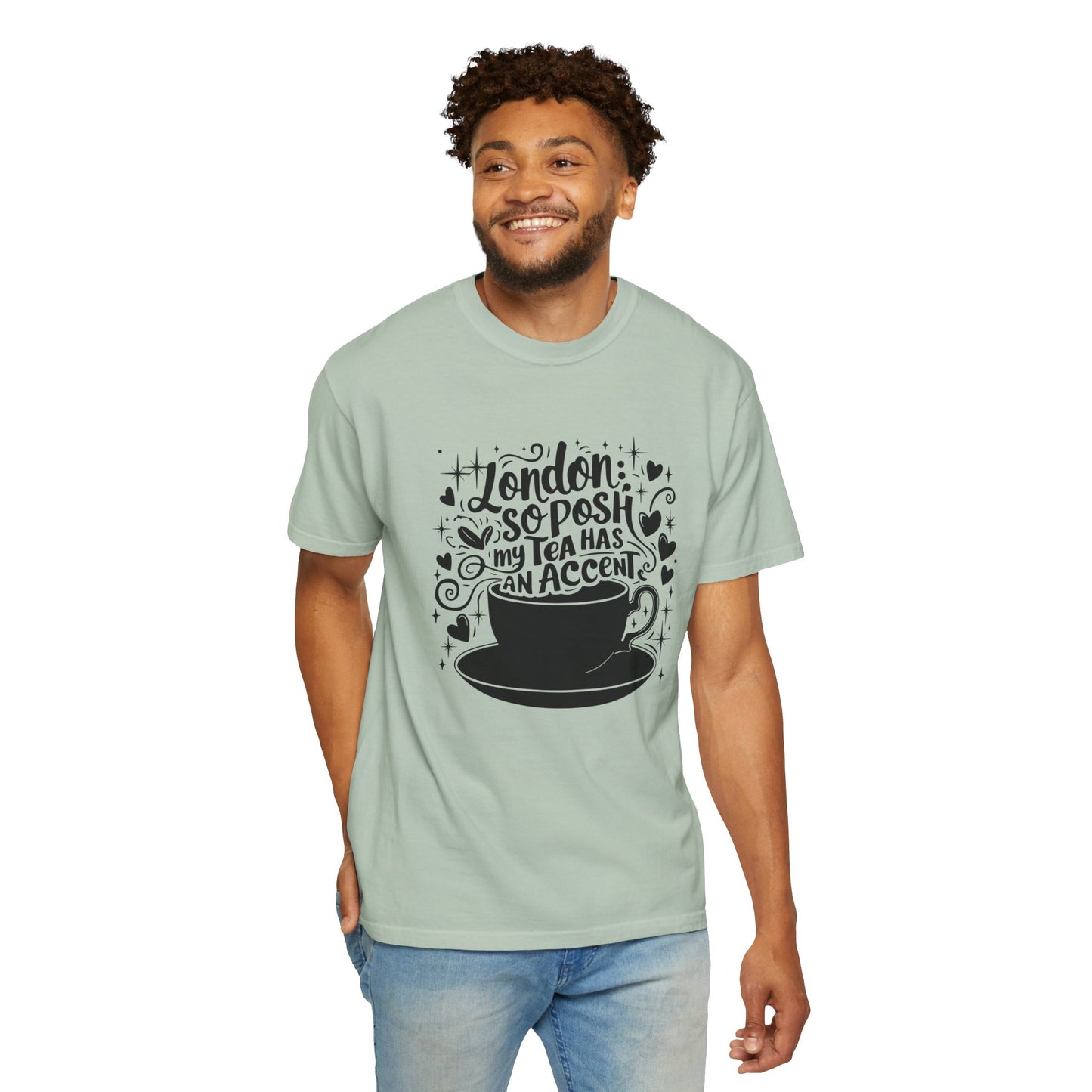 London's Aesthetics Rich Unisex Garment-Dyed T-shirt