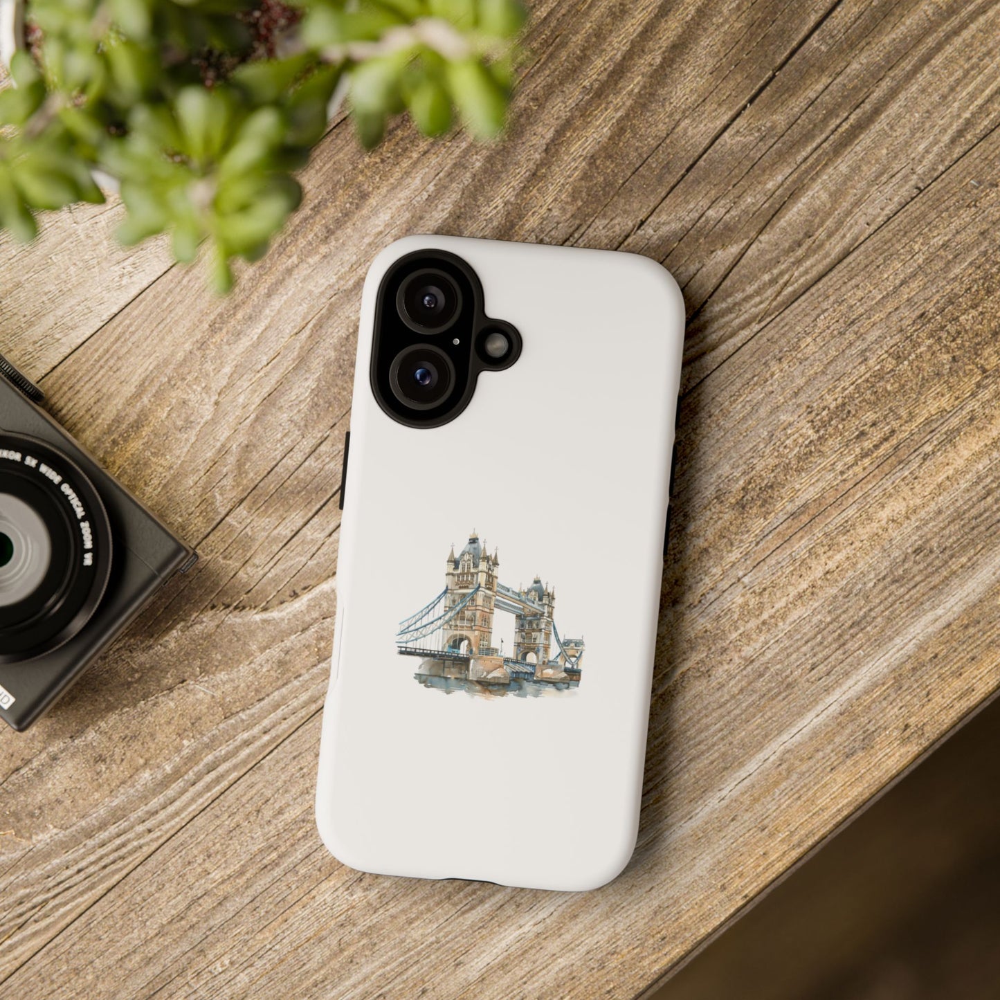 Watercolor London Bridge Phone Case - Tough and Stylish Protective Cover