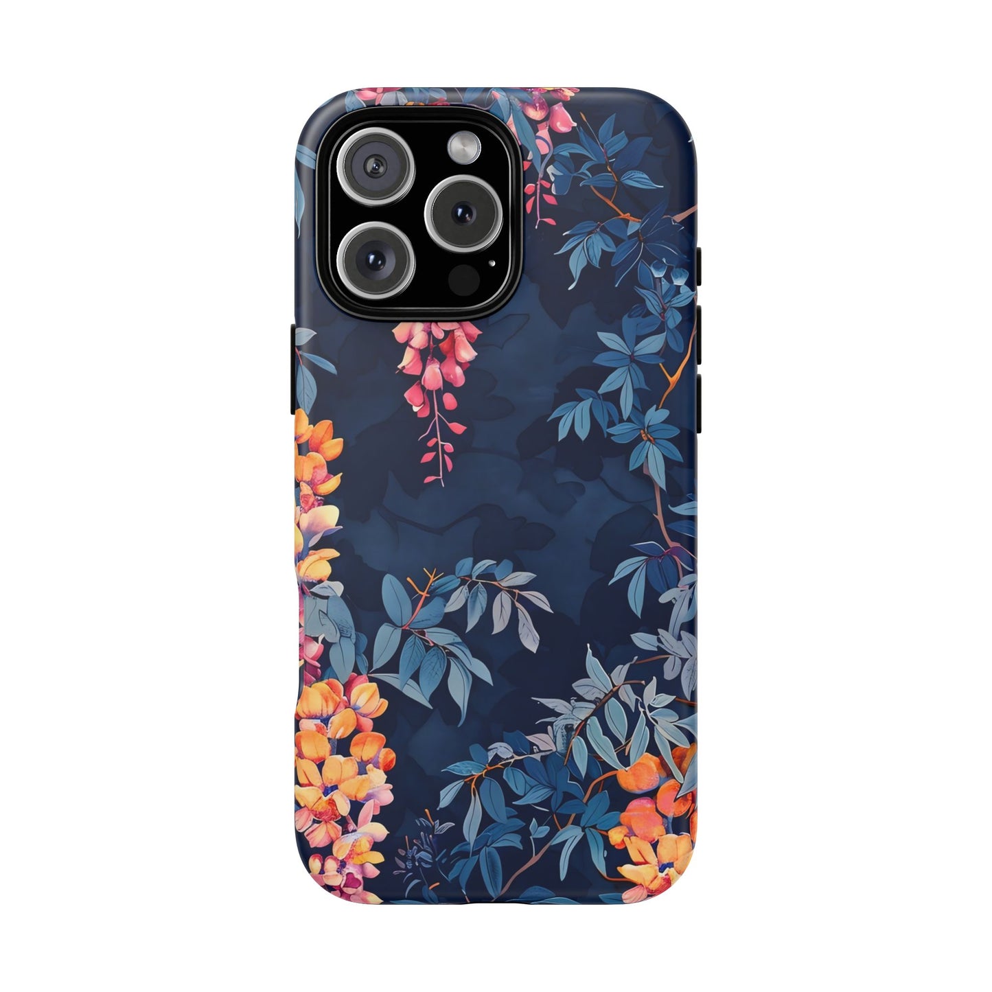 Floral iPhone Case, Tough Phone Cover, Gift for Her, Nature Lover Accessory, Spring Decor, Unique Floral Design