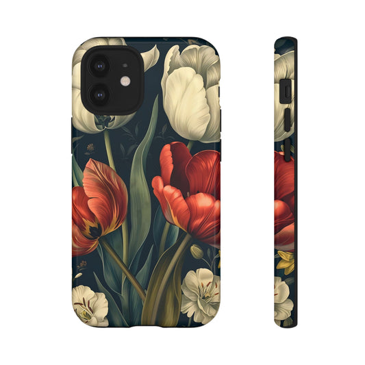 White Flower Tough Cases