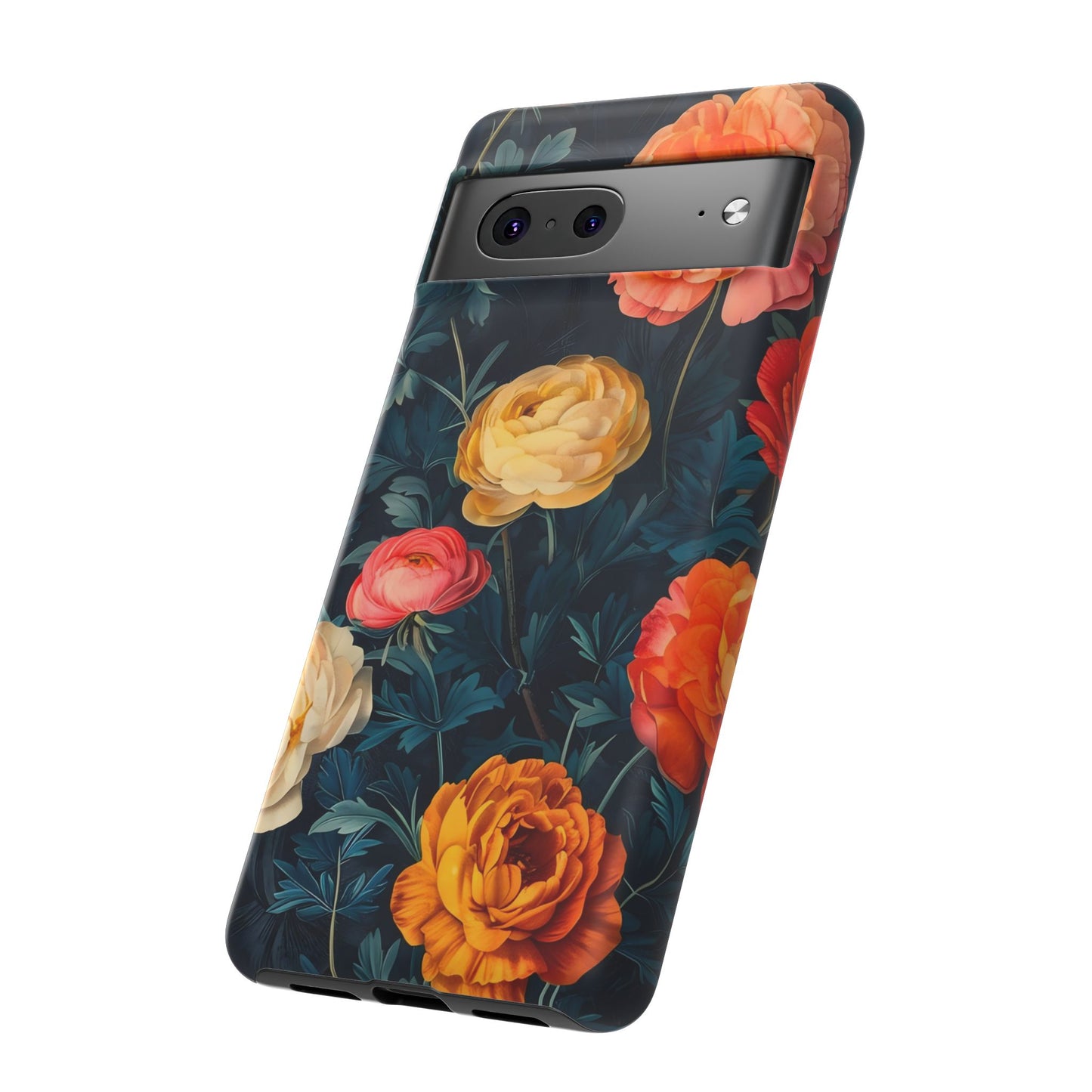 Floral Phone Case - Tough Cases, Stylish Protection, Gift for Flower Lovers, Customizable Cover, Floral Design Mobile Accessory