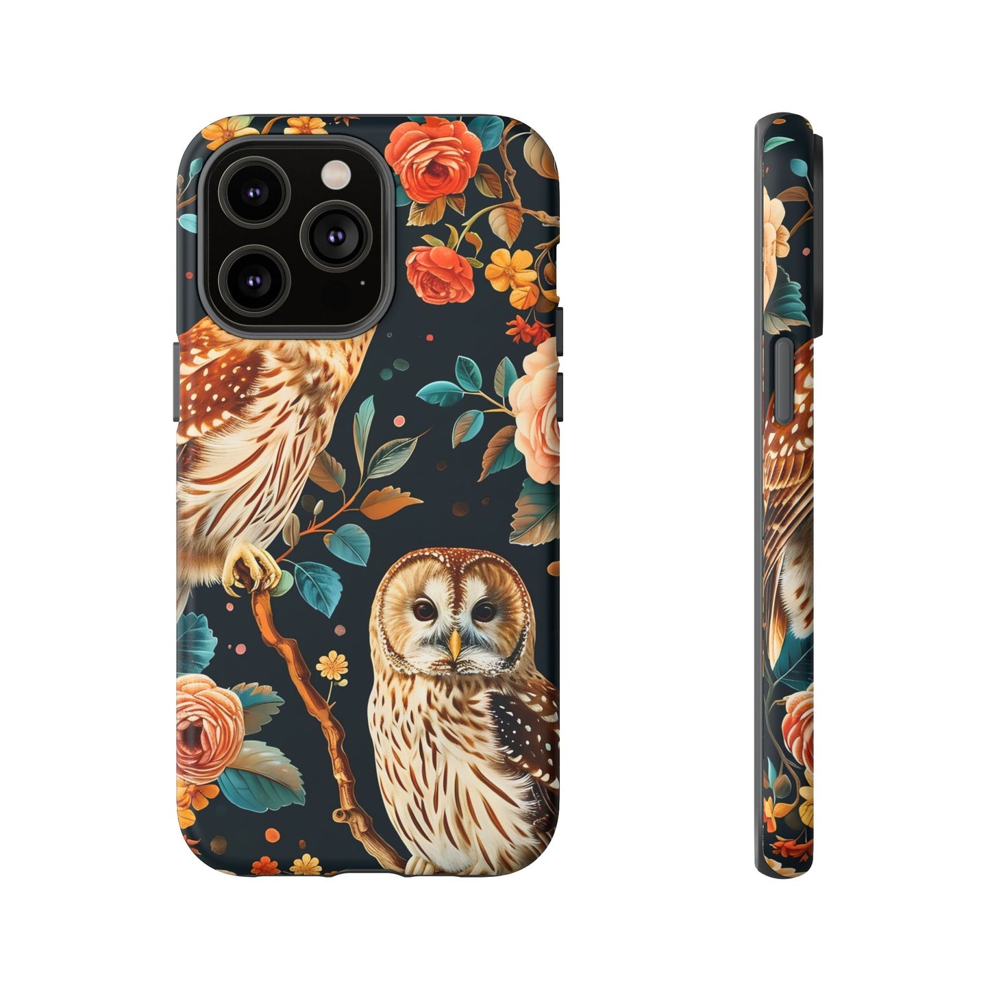 Owl Phone Case with Floral Design, Tough Phone Cover for Nature Lovers, Gift for Bird Enthusiasts, Stylish Protection for Smartphones, [...]