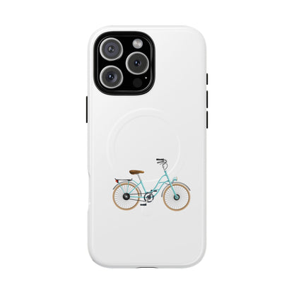 Tough Magnetic Phone Cases, Stylish Bicycle Design, Durable Protection, Perfect Gift for Cyclists, Trendy Tech Accessory