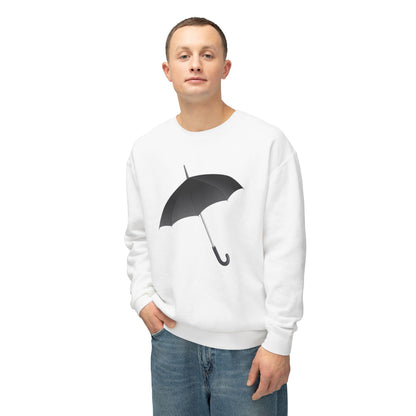 Unisex Lightweight Crewneck Sweatshirt - Regal Royal Umbrella