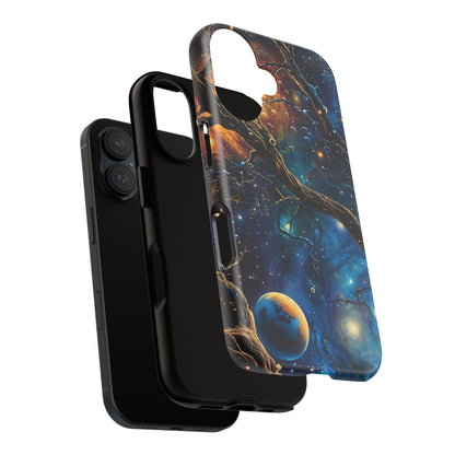 Galaxy-Themed Phone Case, Astronaut Gift, Space Lover Accessory, Unique Phone Cover, Cosmic Art Case