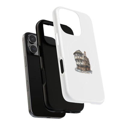 Durable Magnetic Phone Cases with Vintage Architecture Design, Personalized Phone Protection, Unique Gift for Travelers, Stylish Tech [...]